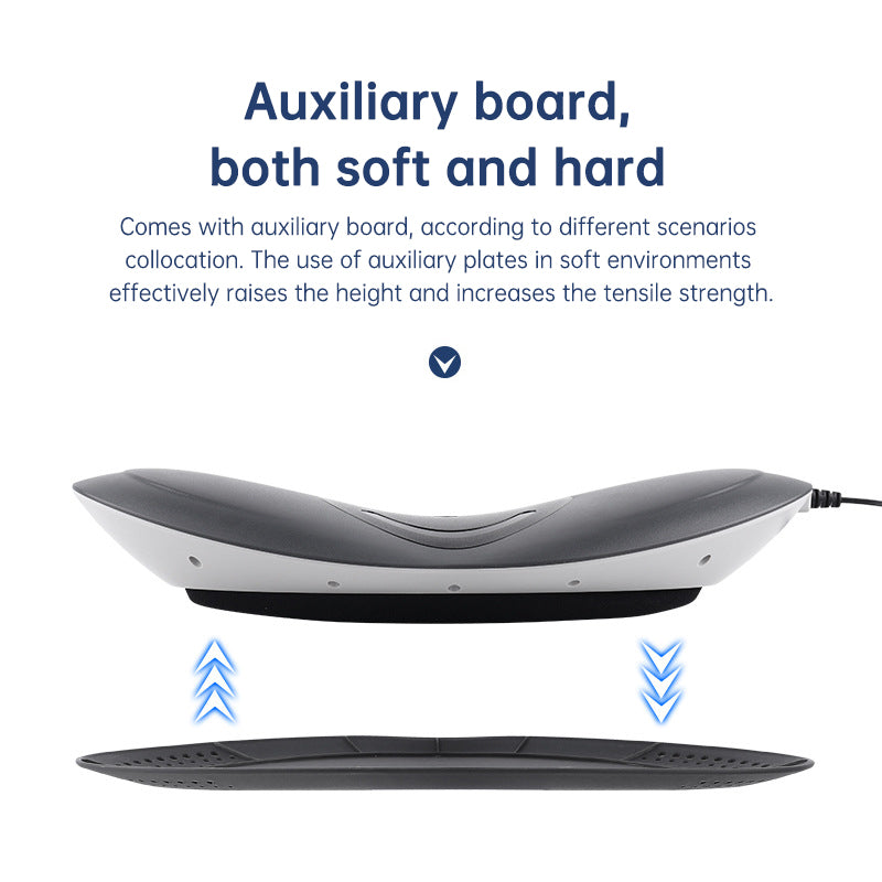 Ceinture Massante Lombaire avec Traction Inflatable – Chauffante, Compression Air pour Dos et Nuque – Soulagement des Douleurs Cervicales et Dorsales**