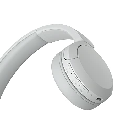 Sony WH-CH520 - Casque Bluetooth sans Fil, Multipoint, Micro intégré - jusqu'à 50 Heures d'autonomie et Charge Rapide - Noir