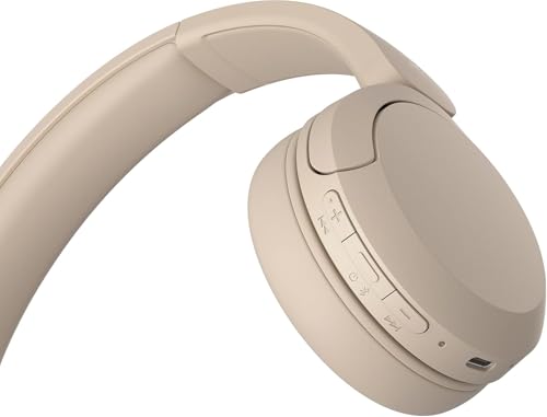 Sony WH-CH520 - Casque Bluetooth sans Fil, Multipoint, Micro intégré - jusqu'à 50 Heures d'autonomie et Charge Rapide - Noir