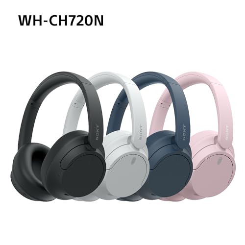 Sony WH-CH720N - Casque Bluetooth sans Fil à réduction de Bruit - Micro intégré - jusqu'à 35 Heures d'autonomie et Charge Rapide - Noir