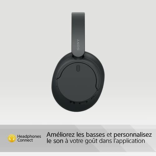 Sony WH-CH720N - Casque Bluetooth sans Fil à réduction de Bruit - Micro intégré - jusqu'à 35 Heures d'autonomie et Charge Rapide - Noir