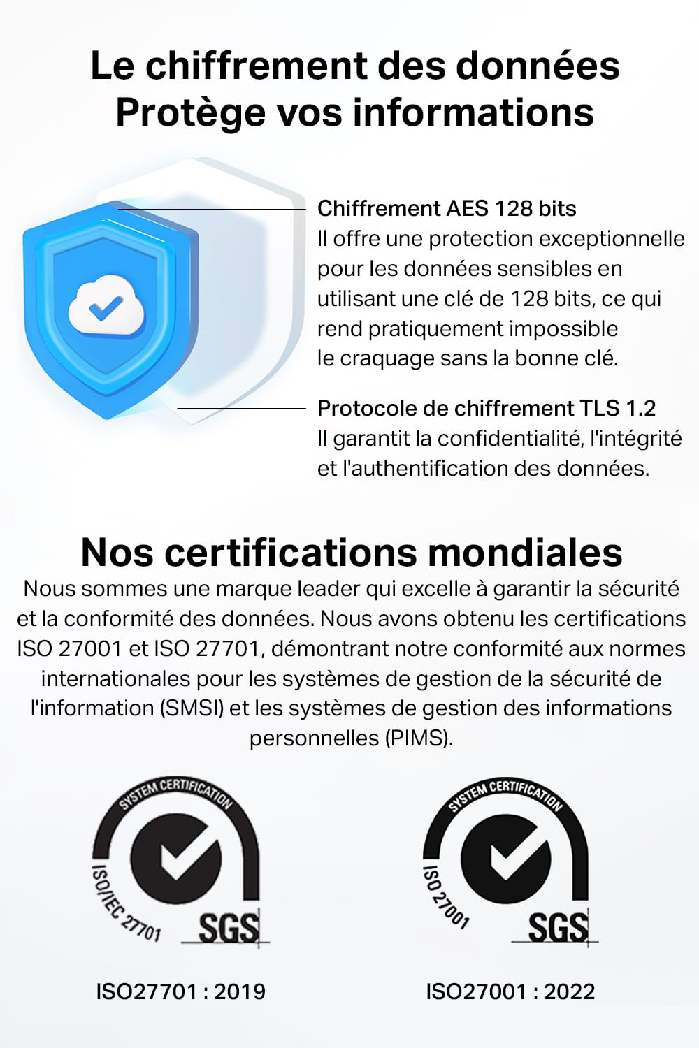 Tapo 2K(3MP) Caméra Surveillance WiFi intérieure 360° C210, Vision nocturne, Notifications en temps réel, Détection de personne, Suivi de mouvement, Télécommande, Compatible avec Alexa