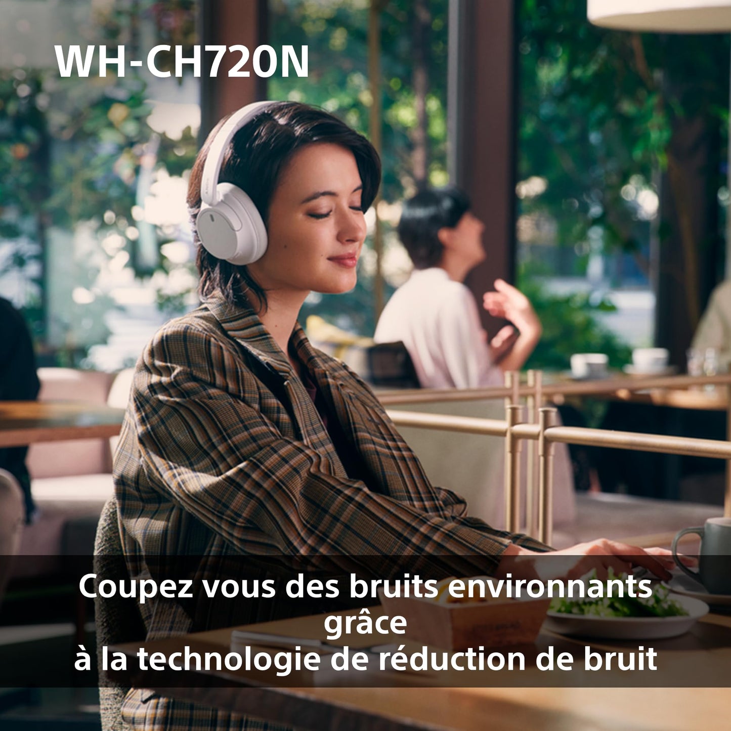 Sony WH-CH720N - Casque Bluetooth sans Fil à réduction de Bruit - Micro intégré - jusqu'à 35 Heures d'autonomie et Charge Rapide - Noir