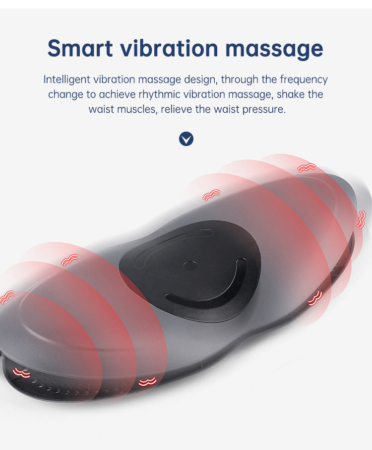 Ceinture Massante Lombaire avec Traction Inflatable – Chauffante, Compression Air pour Dos et Nuque – Soulagement des Douleurs Cervicales et Dorsales**