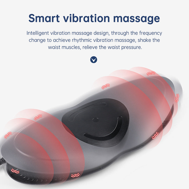 Ceinture Massante Lombaire avec Traction Inflatable – Chauffante, Compression Air pour Dos et Nuque – Soulagement des Douleurs Cervicales et Dorsales**