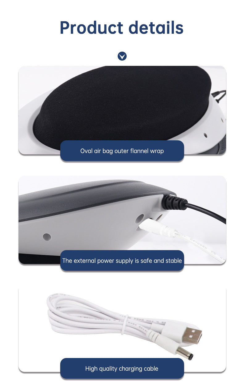 Ceinture Massante Lombaire avec Traction Inflatable – Chauffante, Compression Air pour Dos et Nuque – Soulagement des Douleurs Cervicales et Dorsales**