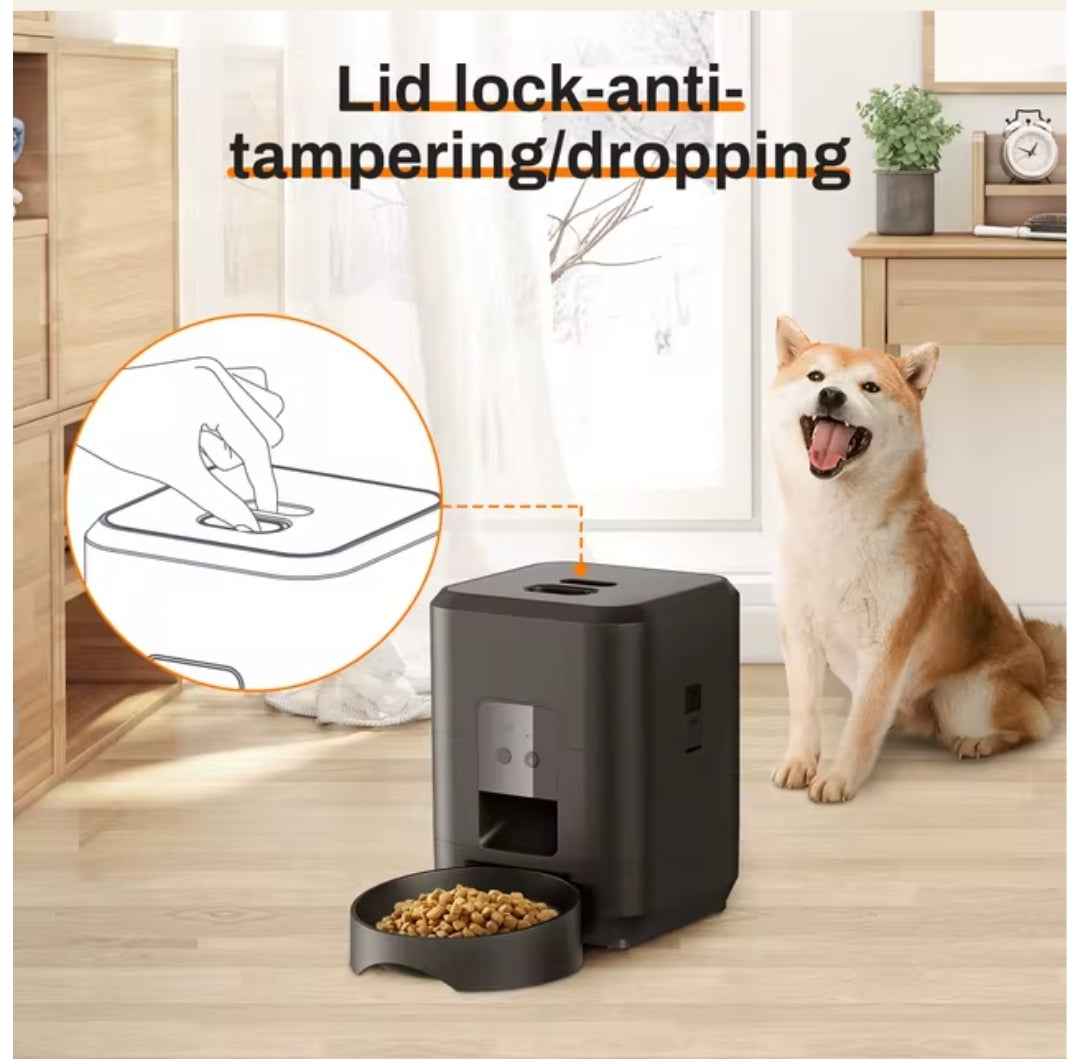 Mangeoire intelligente pour animaux de compagnie mangeoire automatique pour chat Machine de nourriture lente pour chien avec distributeur automatique de nourriture pour chat quantitatif chronométré bol pour chien et chat