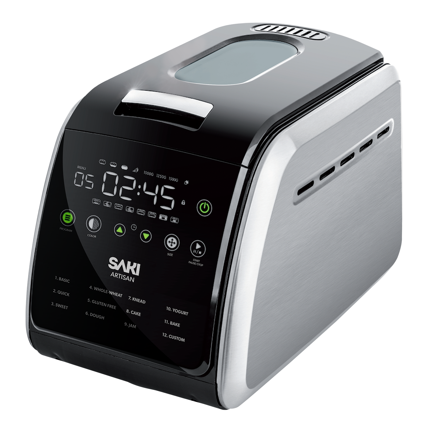 Machine à pain -Eta - Saki - Delicca 2 - 16 programmes - Démarrage différé - Maintien de température