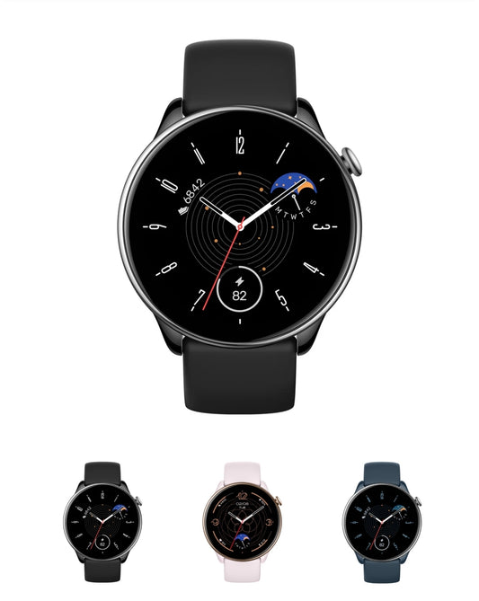 Amazfit GTR Mini, 43 mm, Montre Connectée Femme, 14 Jours d'autonomie, SpO2, Suivi de Sommeil, 120+Modes Sportifs, Montre Connectée Sport GPS, Noir