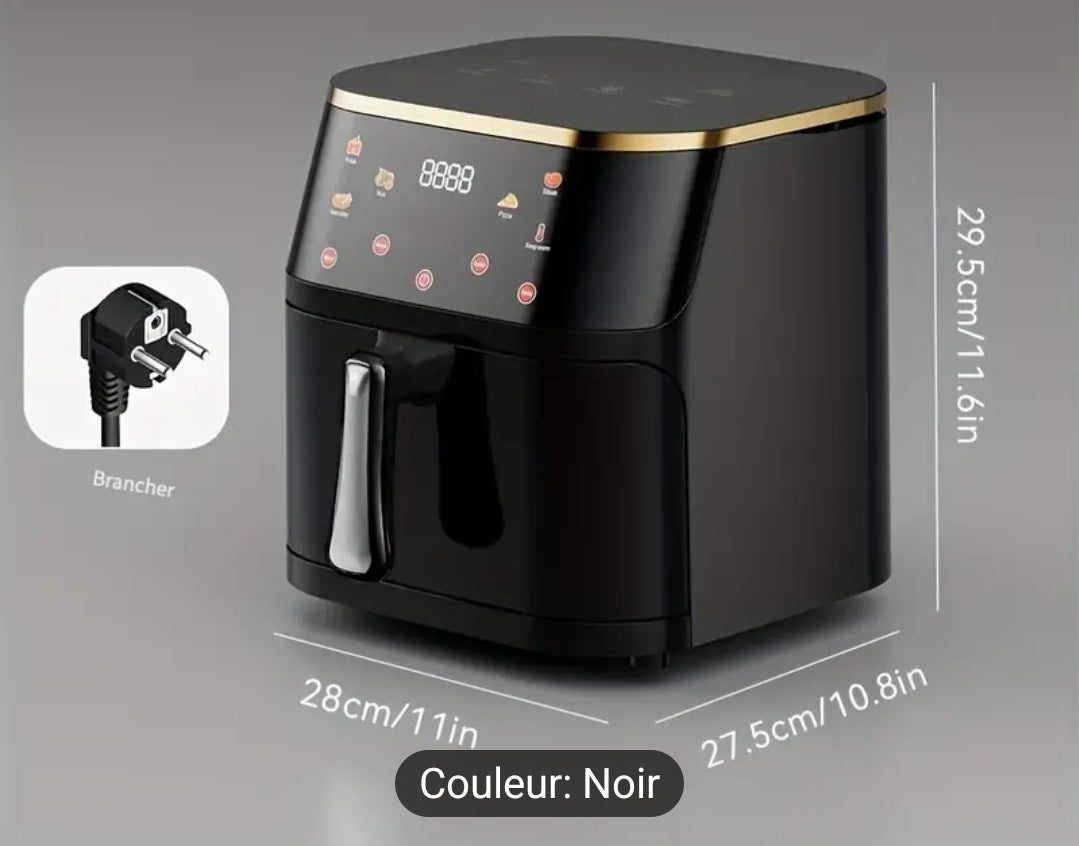 Air Fryer - Friteuse sans Huile 8L à air chaud 6 en 1 grande capacité