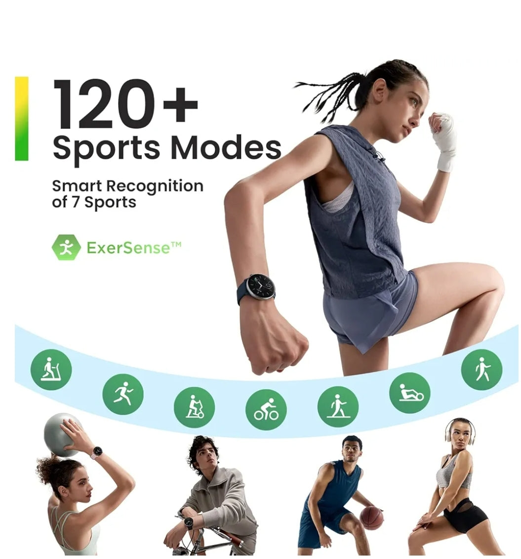 Amazfit GTR Mini, 43 mm, Montre Connectée Femme, 14 Jours d'autonomie, SpO2, Suivi de Sommeil, 120+Modes Sportifs, Montre Connectée Sport GPS, Noir